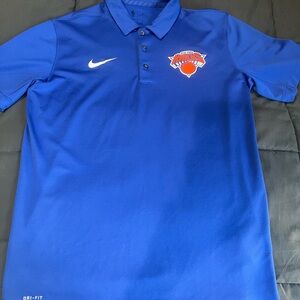 Nike Royal Blue Polo Shirt with Team Logo